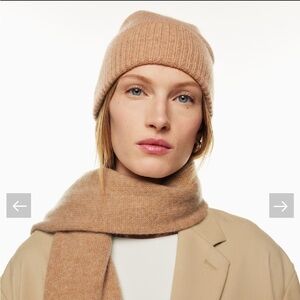 Babaton Cashmere ribbed cuff beanie